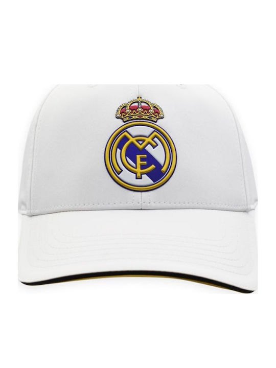 Real Madrid Детска Шапка С Козирка Текстилна Бяла