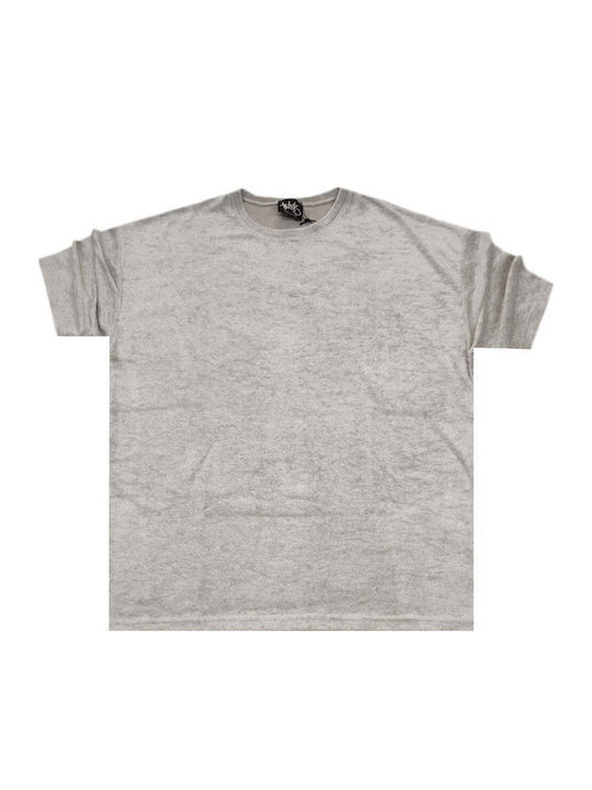 Kurzarm Herrenbluse Beige
