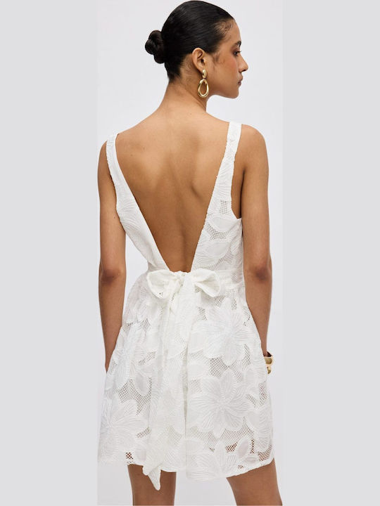 Rochie Mini De Seară De Vară Albă