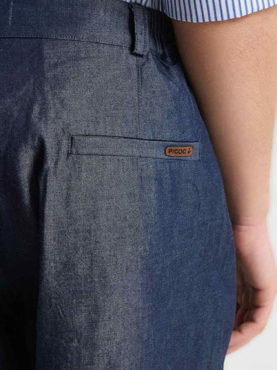 Men's Shorts Set Denim Navy Blue