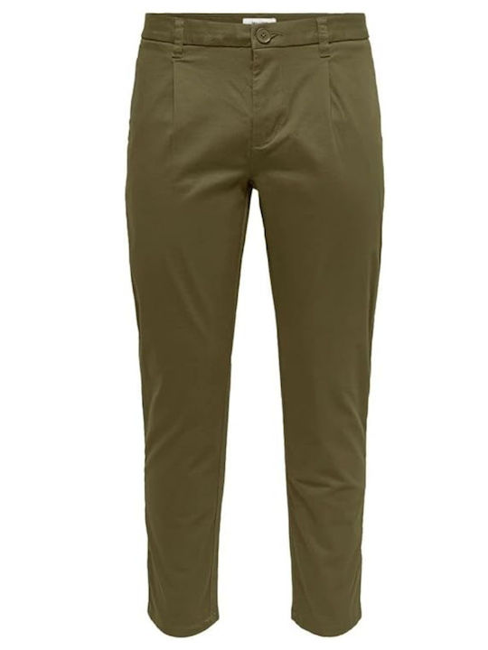 Chinos Herrenhosen Grün