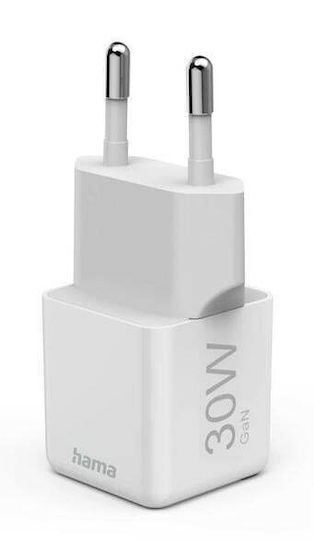 HAMA Încărcător Fără Cablu cu Port USB-C 30W Livrarea energiei Albς (00201982)