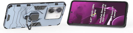 Forcell Magnetic Back Cover Πλαστικό / Tempered Glass Μπλε (Poco M7 Pro)