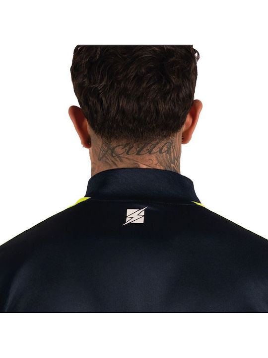 Μπλούζα Navy/fluo Yellow
