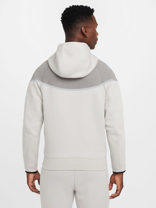 Tech Fleece Ζακέτα με Κουκούλα Γκρι
