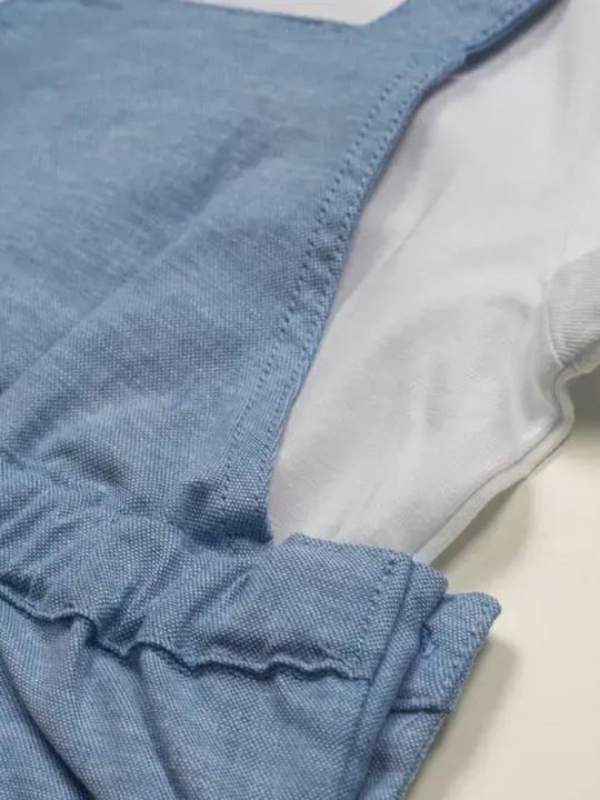 Guess Бебешко Боди Къс ръкав Blue