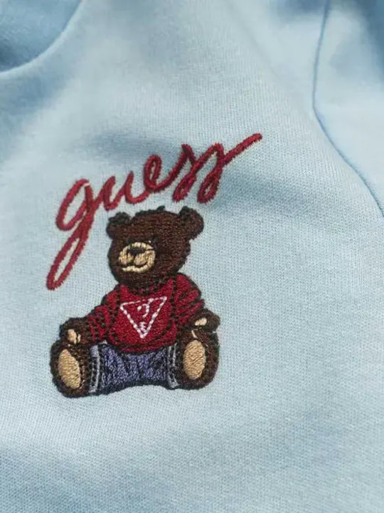 Guess Set Bodysuit with Pants Light Blue