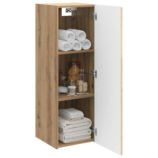 vidaXL Bathroom Cabinet 33x34.5x60cm Oak