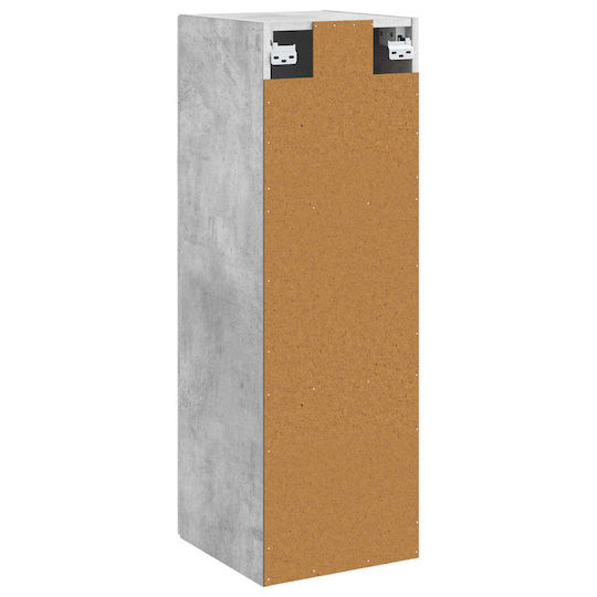 vidaXL Bathroom Cabinet 33x34.5x100cm Gray