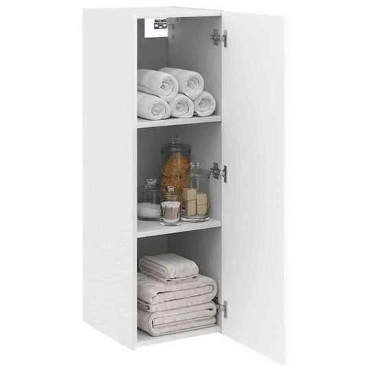 vidaXL Ντουλάπι Μπάνιου 33x34.5x100cm Λευκό
