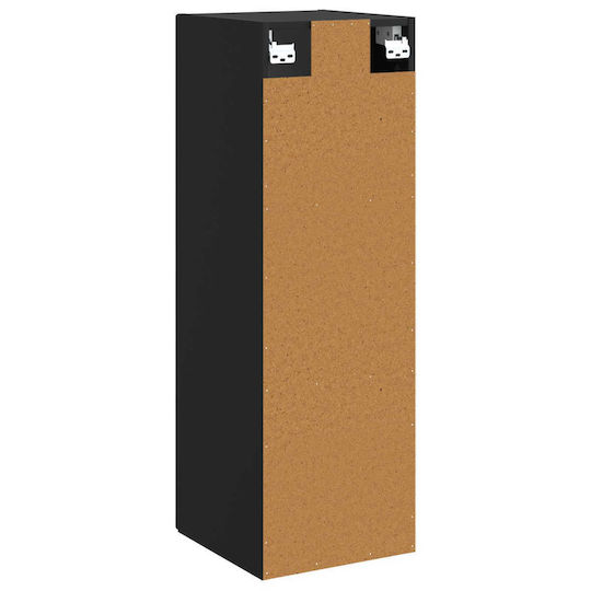 vidaXL Bathroom Cabinet 33x34.5x60cm Black