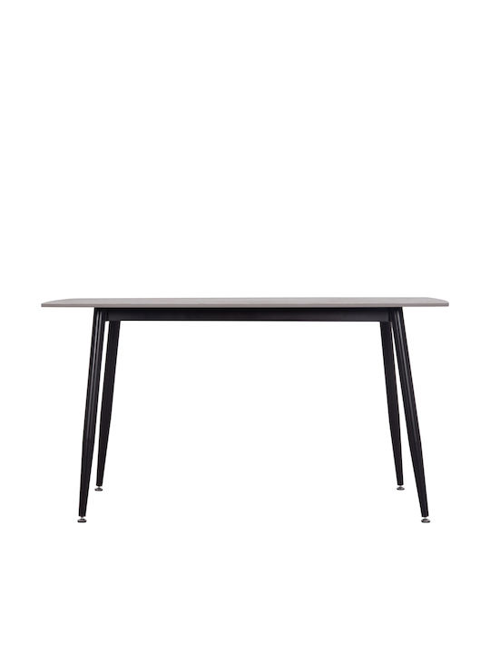 Esszimmermöbel-Set Raven Mit 4 Stücken 140x80cm
