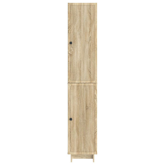 vidaXL Bathroom Floor Column Cabinet L34.5xW33xH90cm Sonoma