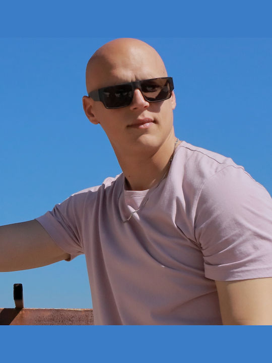 Tailor Made Unisex Sonnenbrillen mit Braunem Rahmen und Grauen Gläsern TM15197