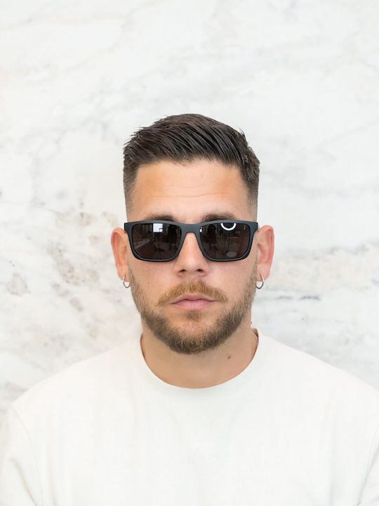 Hoffman Black Sunglasses with Frame