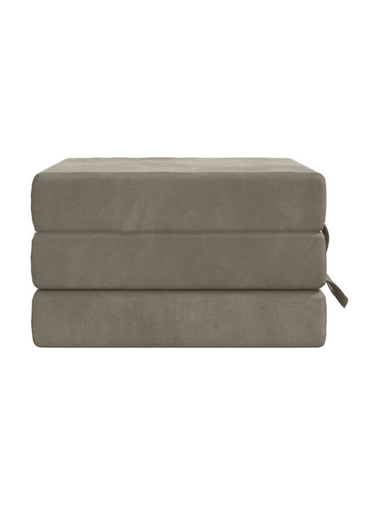 vidaXL Sessel Klappbett Hellgrau 75x67x45cm