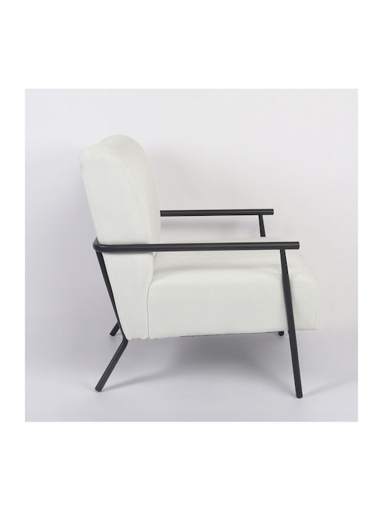 Kioto Fotoliu Pat Off White 64x76x81cm