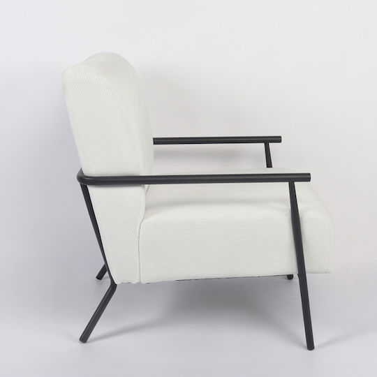 Kioto Fotoliu Pat Off White 64x76x81cm