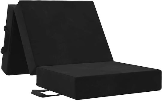 Πολυθρόνα Κρεβάτι Μαύρο 90x63x45cm