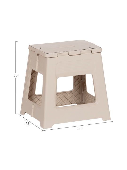 Outdoor Polypropylene Stool Solis Cream