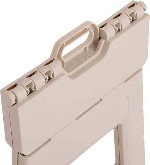Outdoor Polypropylene Stool Solis Cream