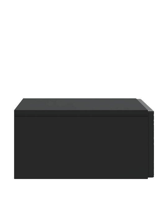vidaXL Konsolentisch Holz Schwarz 59x34,5x17 cm