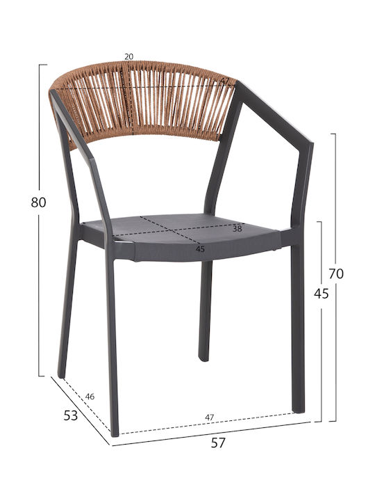 Dining Room Set Miri with 6 Chairs 150x90cm