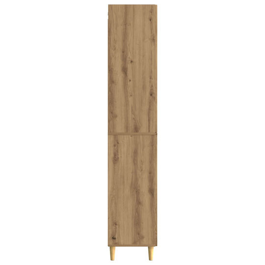 vidaXL Bathroom Column Cabinet Floor M33xL34.5xH90cm Brown
