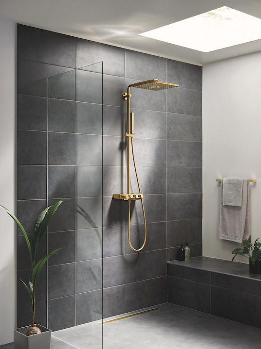 Grohe Coloană Duș cu Baterie Aurie Grohe Coloană Duș cu Baterie Aurie