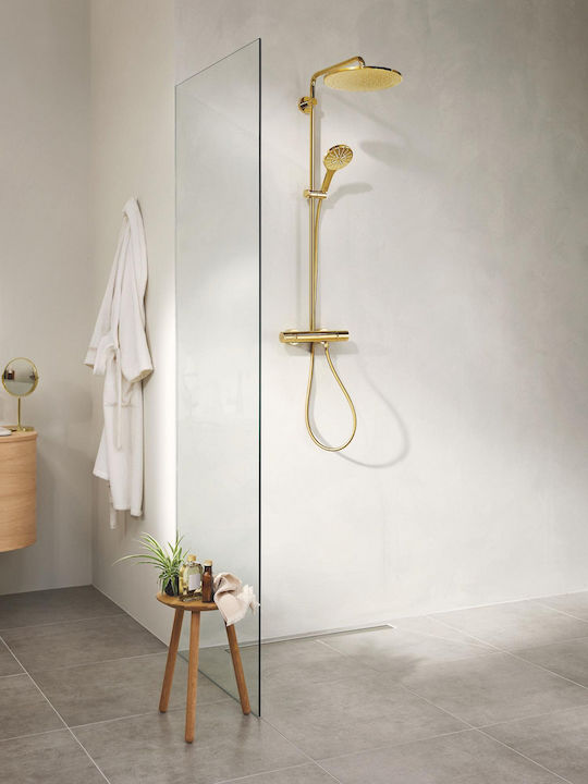 Grohe Coloană Duș cu Baterie Aurie Grohe Coloană Duș cu Baterie Aurie