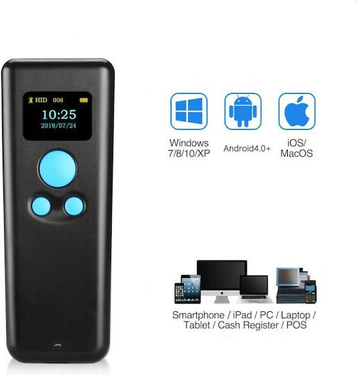 Scanner Portabil Cu Fir cu Capabilitate de Citire Coduri de Bare 1D