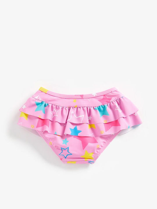 Mothercare Αστέρια Παιδικό Μαγιό Σλιπ Ροζ