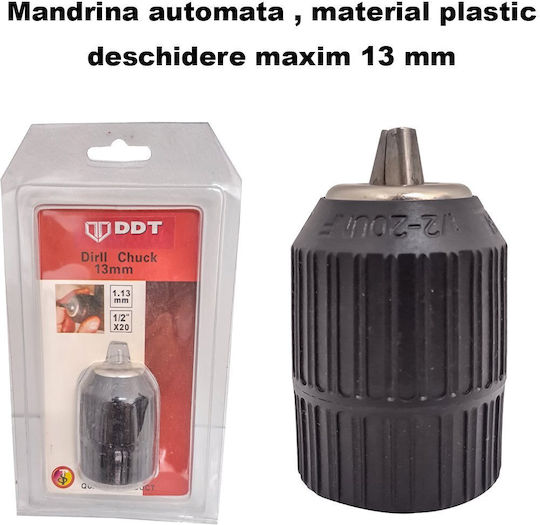 Mandrină Automată din Plastic pentru Bormașină 2 13 Mm 1/2"