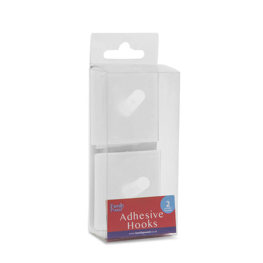 Alista Home GLB_57346TR Plastic Transparent Hanger with Sticker