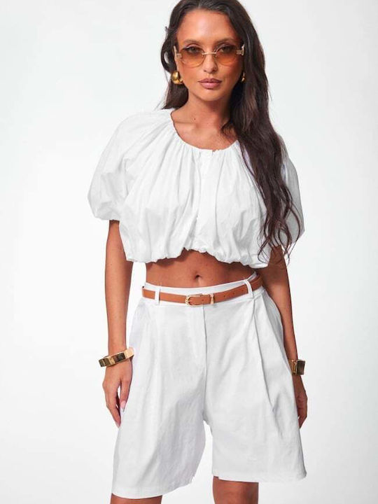 Women's Bermuda White