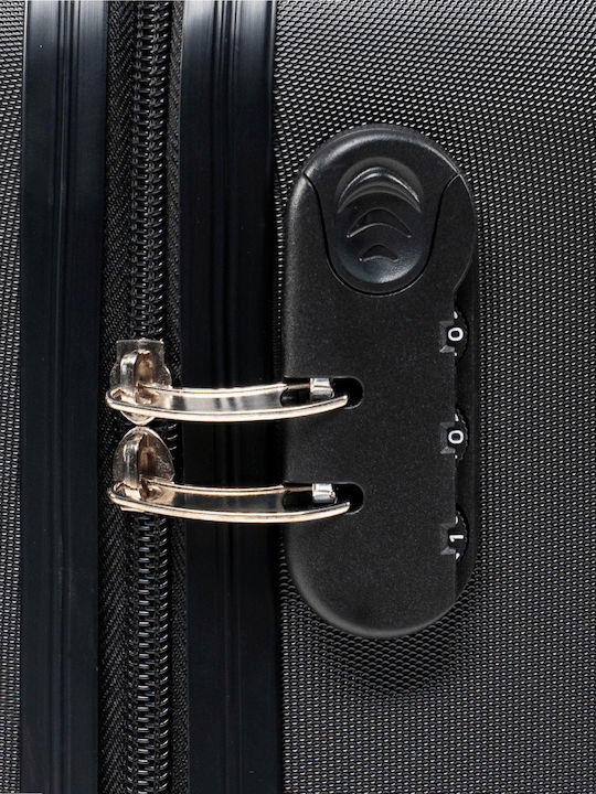 Hard Dark Blue Travel Suitcases Set 3pcs