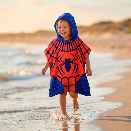 Kinder Strandponcho Marvel Spiderman 55x110cm