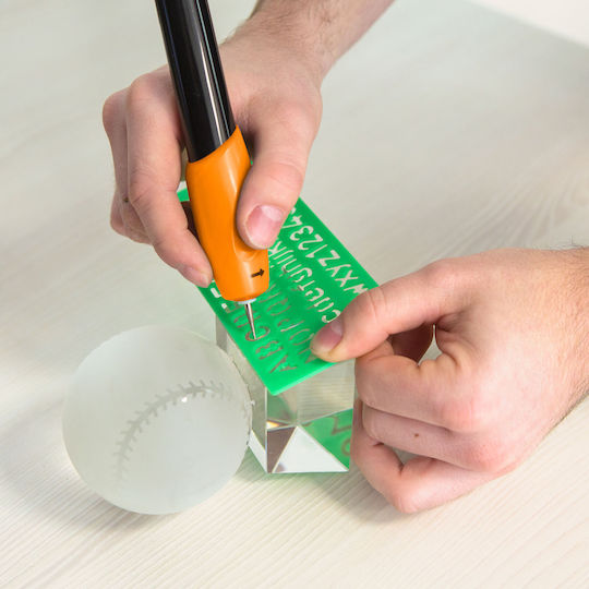 Pix Electric De Gravat Vârf De Diamant Alimentat Cu Baterii Pentru Metal Lemn Sticlă Plastic
