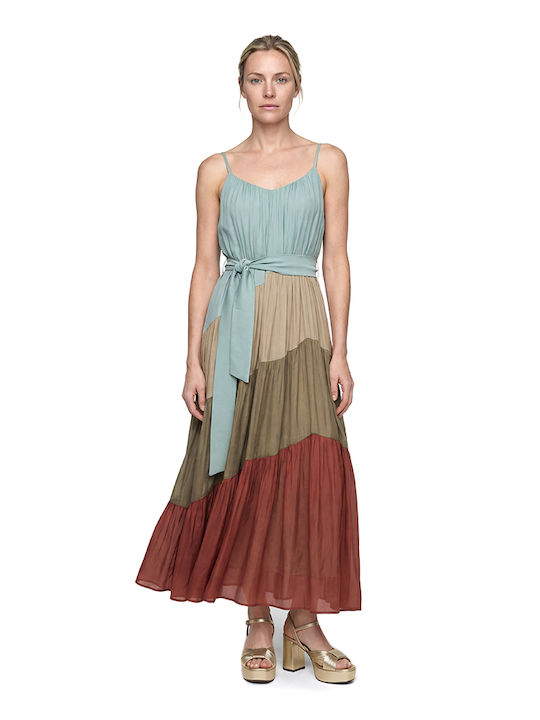 Summer Maxi Dress for Wedding Christening Multicolour