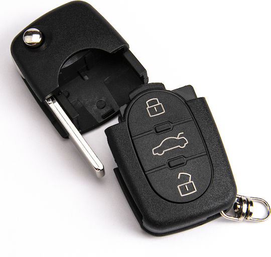 Телеремонт Ключ За Автомобил Електронен Audi A2 A4 A8 Tt Hu66 4d0837231a