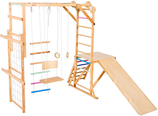 Vevor Rutsche mit Kletterfläche Mehrfarbig
