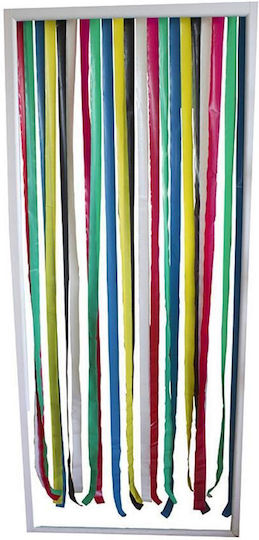 Perdea Pentru Ușă din Plastic Multicoloră 90x200cm