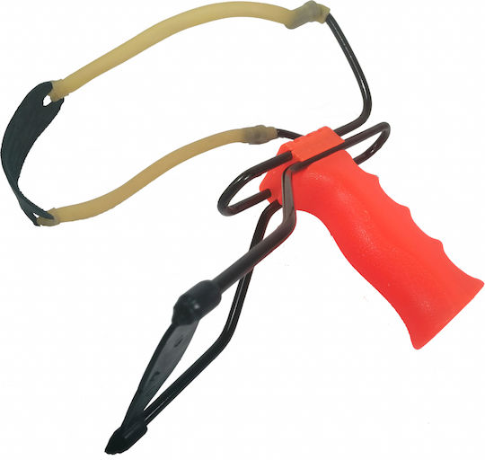Set Profesional Praștie Metalică Suport Pentru Antebraț 300 Bile Metalice 11 Mm Depox 20 Cm Portocaliu