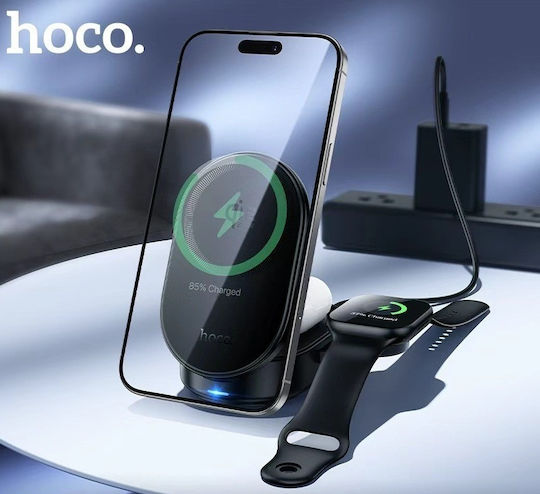 Hoco Ασύρματος Φορτιστής Qi2 25W Power Delivery Μαύρος (CQ23)