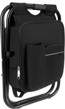 Scaun De Plajă Negru Impermeabil 36x29x41cm