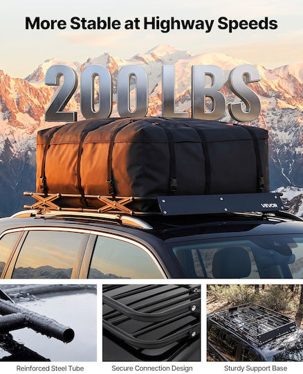 Vevor Car Roof Rack 129.5x91.4cm Universal