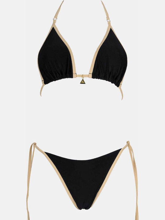 Set Bikini Τριγωνάκι Μαυρο