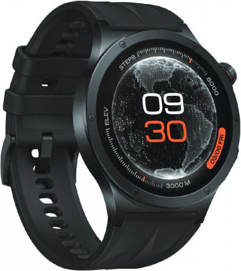Oppo Watch X3 Titanium 47mm Waterproof with Heart Rate Monitor (Obsidian Black)