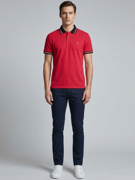 Polo Blouse Red