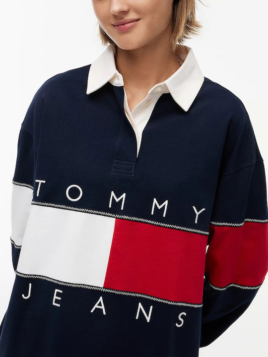 Tommy Hilfiger Tjw Tommy Flag Blusen Für Damen Dunkel Nacht Navy